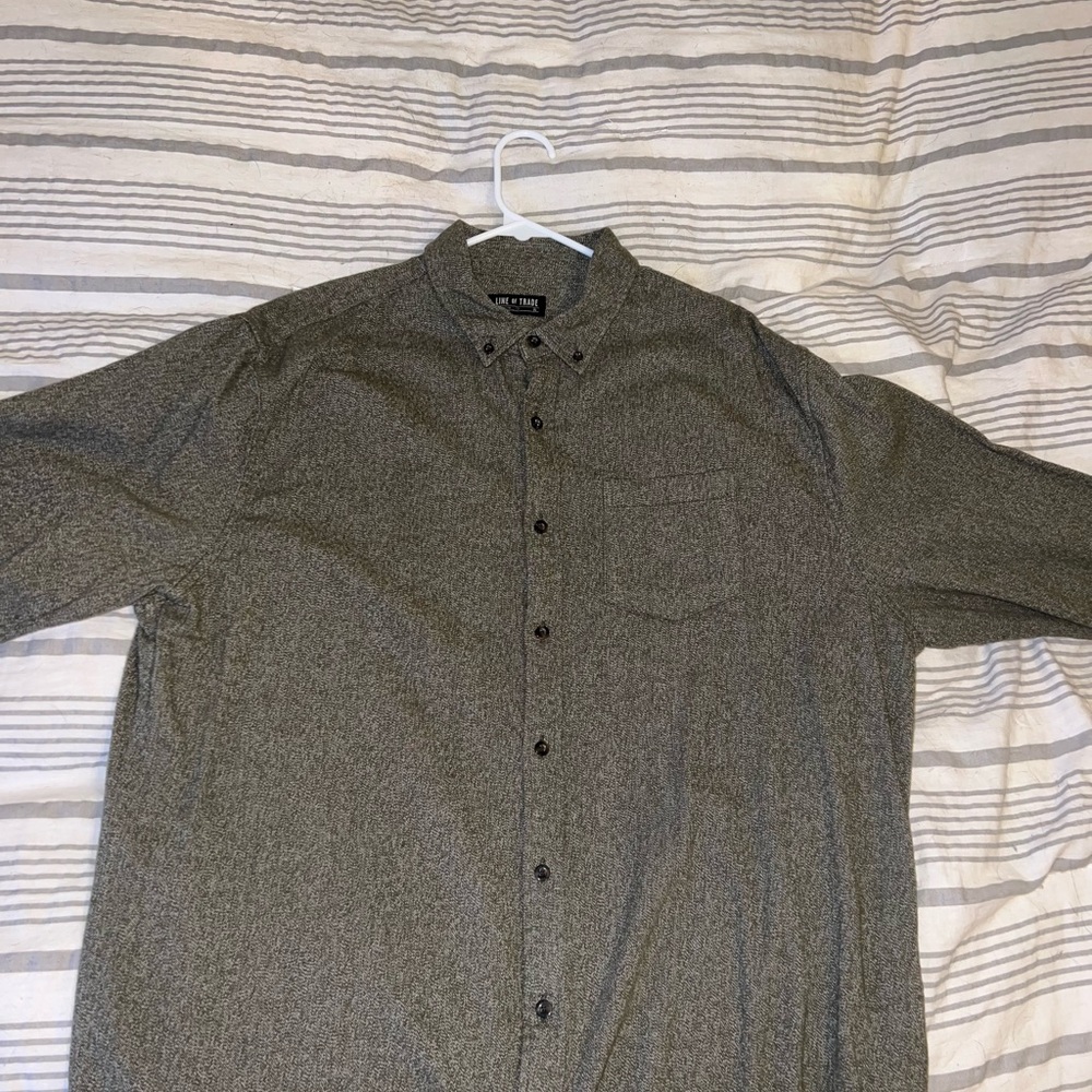 Classic Black Button-Down Shirt for Men